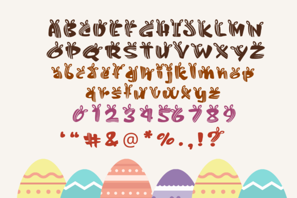 Easter Rabbit Font - Preview 1