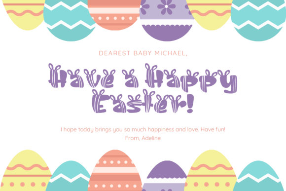 Easter Rabbit Font - Preview 4