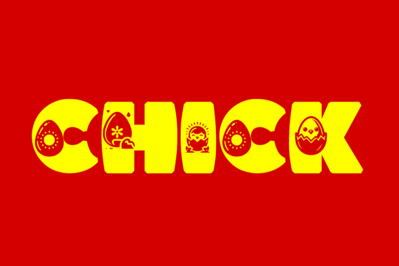 Egg Font - Preview 3