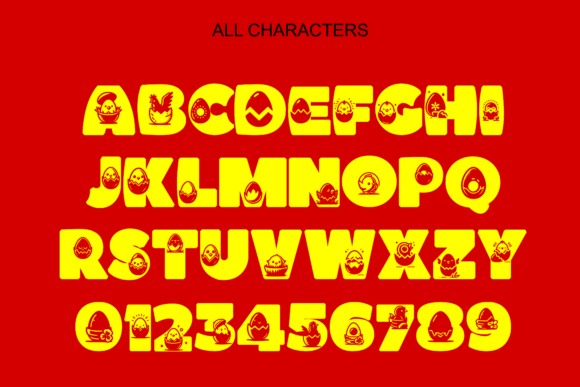 Egg Font - Preview 5