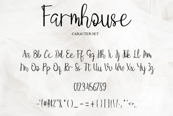 Farmhouse Font - Preview 3