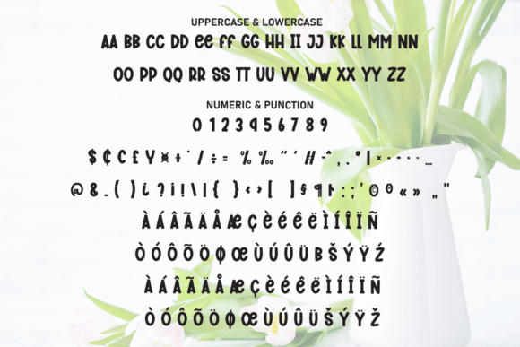 Fresh Flower Font - Preview 6