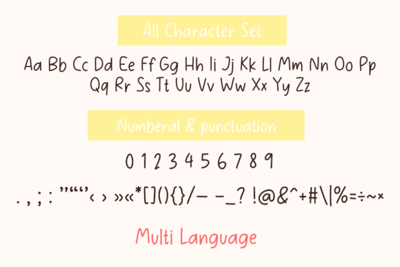 Fresh Scribble Font PNG with transparent background - Preview 5