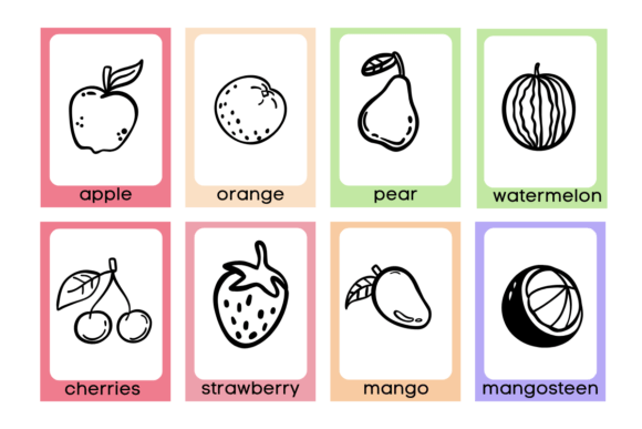 Fruits Summer Font PNG with transparent background - Preview 4