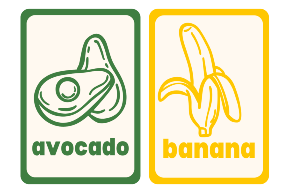 Fruits Summer Font PNG with transparent background - Preview 6