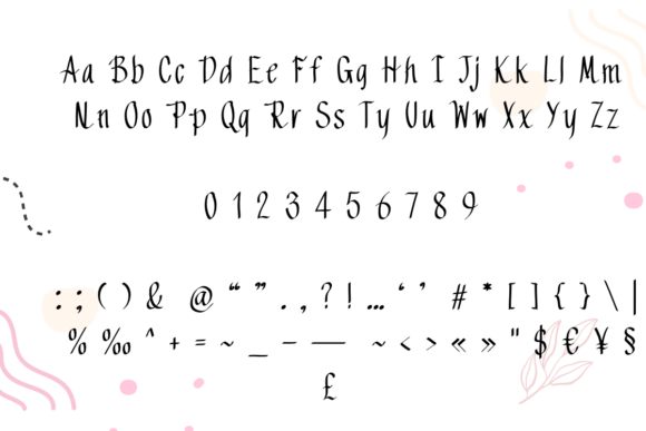 Gaceful Pen Font PNG with transparent background - Preview 2