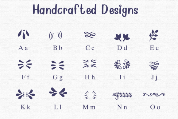 Handcrafted Designs Font - Preview 1