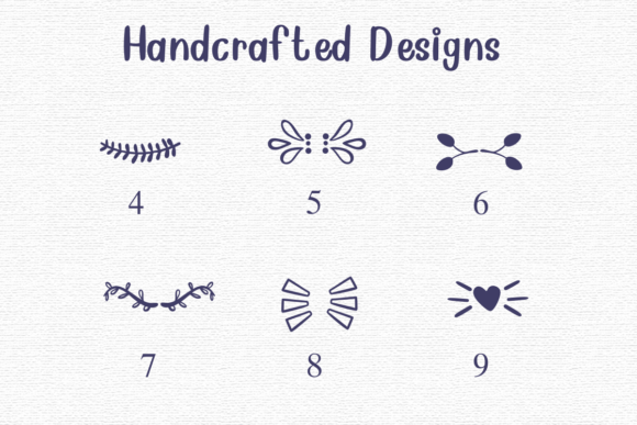 Handcrafted Designs Font - Preview 3