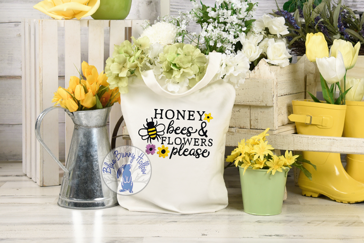 Honey Bees Flowers Please