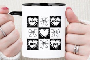 Mama Mommy Mom Bro Coquette SVG Graphic by CraftlabSVG · Creative Fabrica