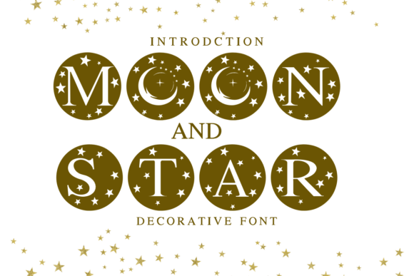 Moon and Star Font
