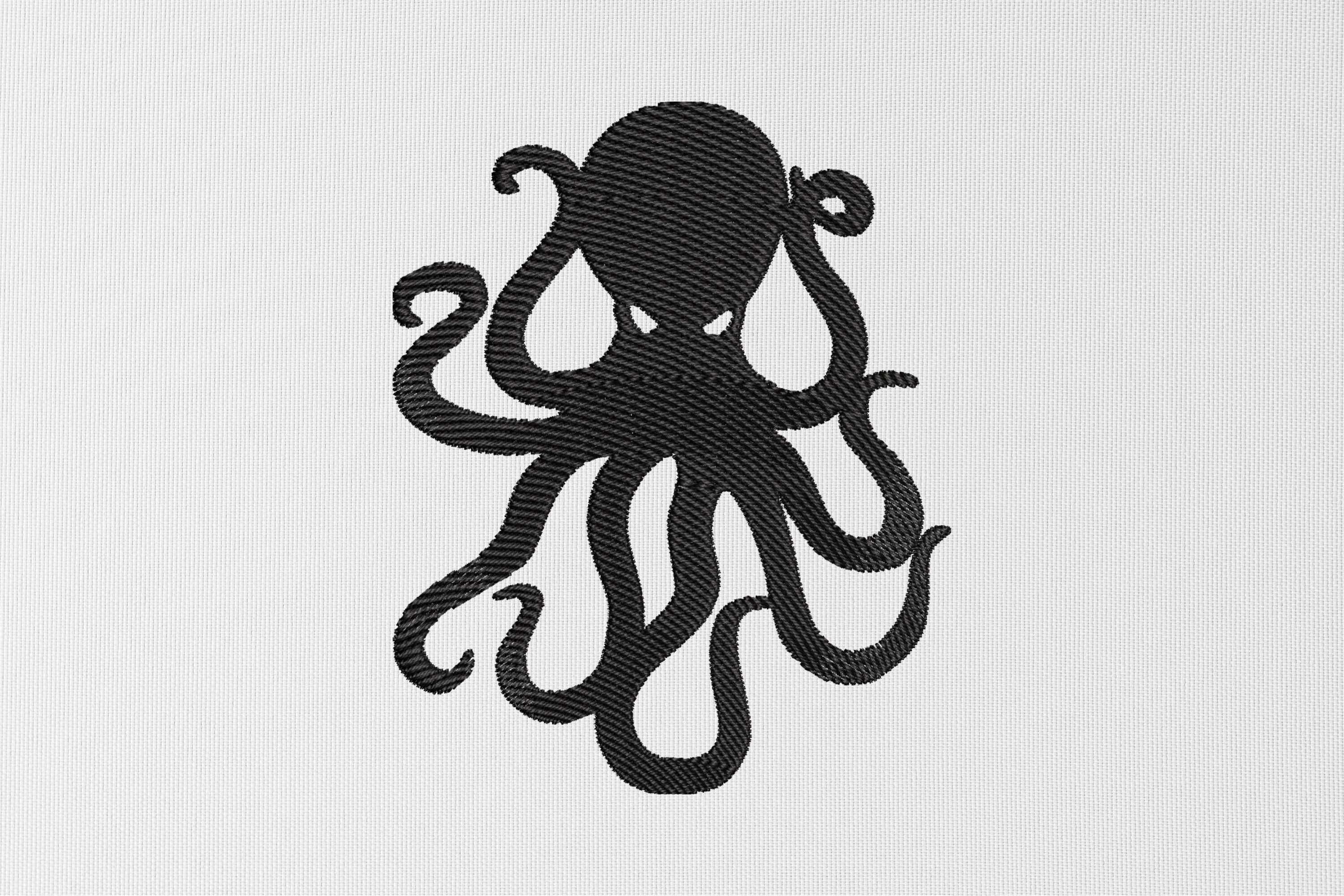 Octopus Embroidery Design