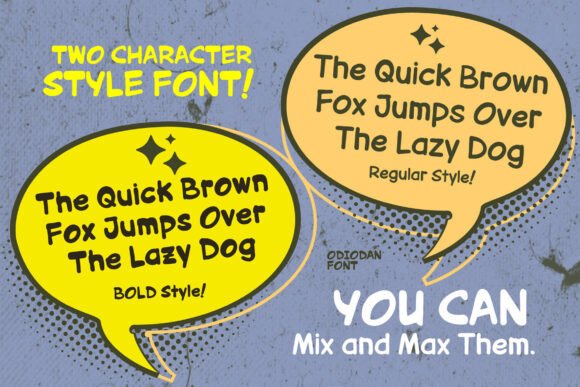 Odiodan Font PNG with transparent background - Preview 1