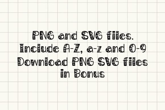 Paws Nani Font PNG with transparent background - Preview 3