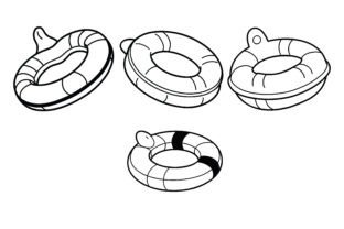 Pool Floatvector Line Art Icon Collectio Graphic by sahamilon125 ...