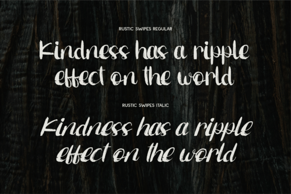 Rustic Swipes Font PNG with transparent background - Preview 1