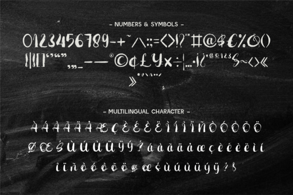 Rustic Swipes Font PNG with transparent background - Preview 6