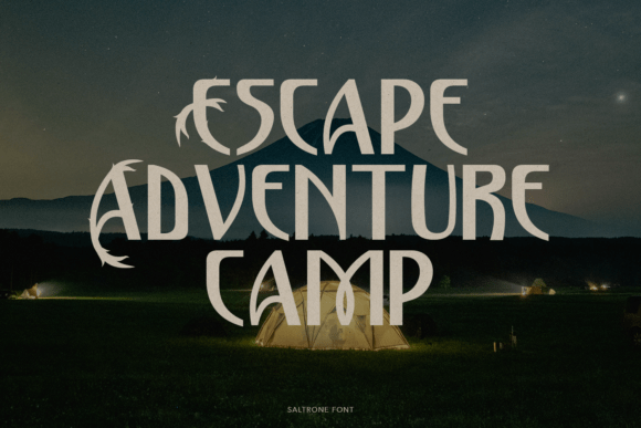 Saltrone Font PNG with transparent background - Preview 4
