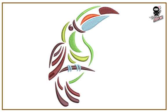 Toucan Bird Embroidery