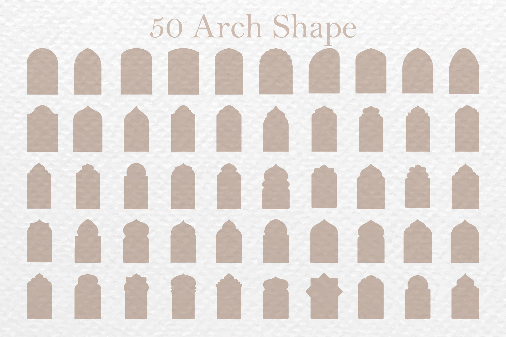 Arch Shape, Arch vector Template, SVG