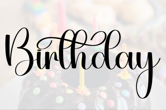 Birthday Western Font - Preview 6