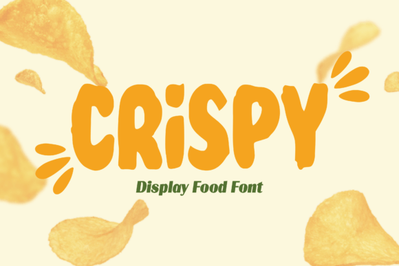 Crispy Display Font By anamalmusyaffaCreative