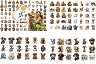 Dogs Clipart Huge Bundle Graphic by Markicha Art · Creative Fabrica