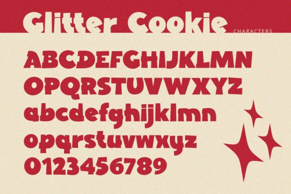 Glitter Cookie Font - Preview 6