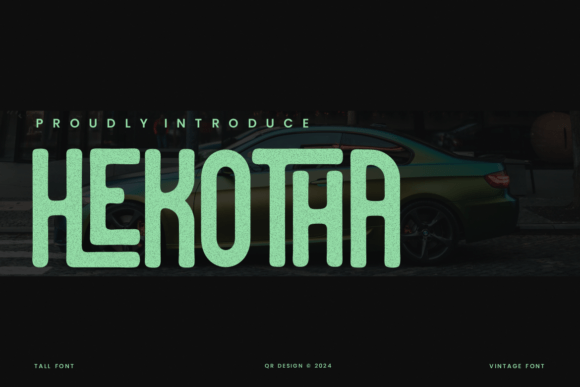 Hekotha Font PNG with transparent background - Preview 1