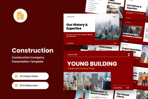 Modern Construction Slides Presentation