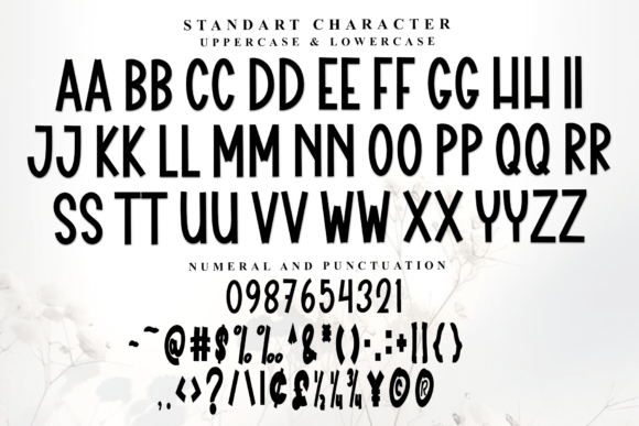 Outhouse Font PNG with transparent background - Preview 3