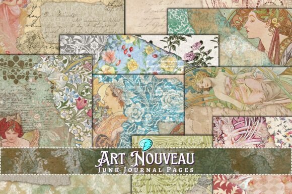 Art Nouveau Journal Pages