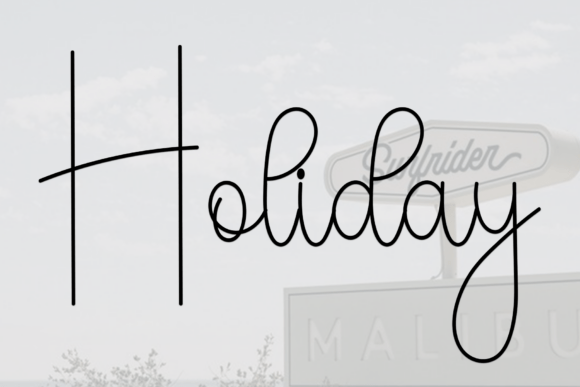 Book Handwriting Font - Preview 1