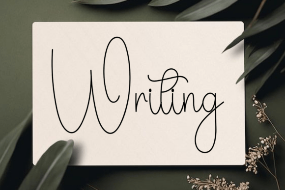 Book Handwriting Font - Preview 5
