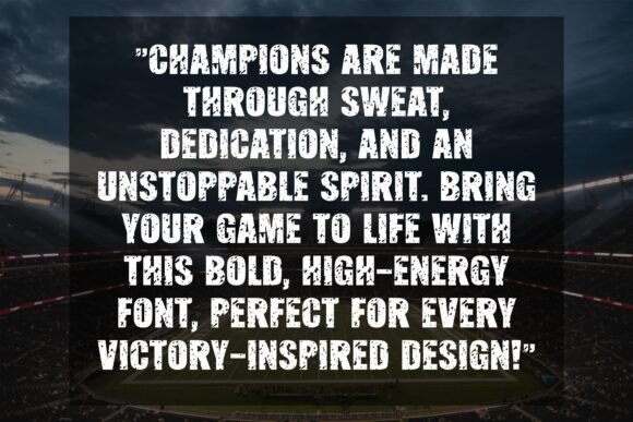 College Distressed Font - Preview 4