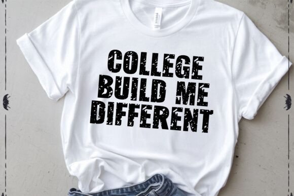 College Distressed Font - Preview 6