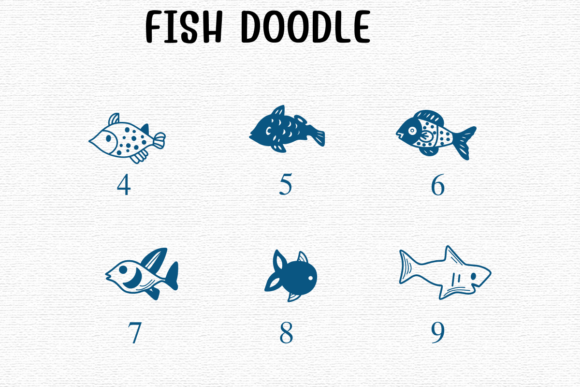 Fish Doodle Font - Preview 3