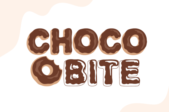 Glazed Donut Chocolate Font - Preview 4