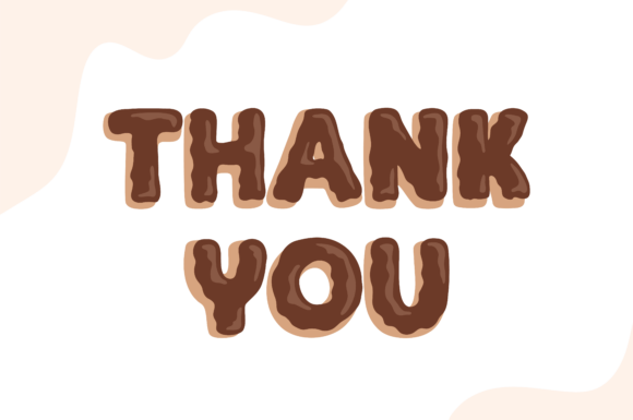 Glazed Donut Chocolate Font - Preview 5