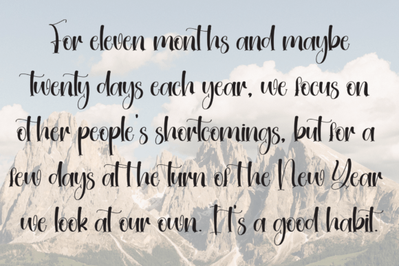 Handwritten Font - Preview 5