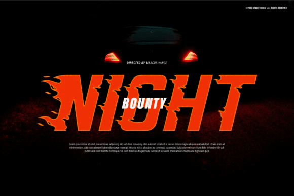 Heat Road Font - Preview 1