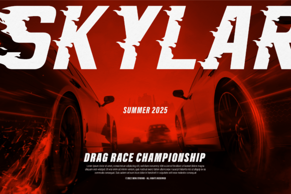 Heat Road Font - Preview 2