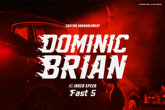 Heat Road Font - Preview 4
