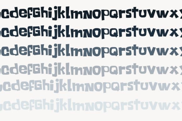 Krabpants Font PNG with transparent background - Preview 4