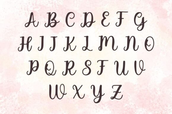 Luna Belle Font PNG with transparent background - Preview 2