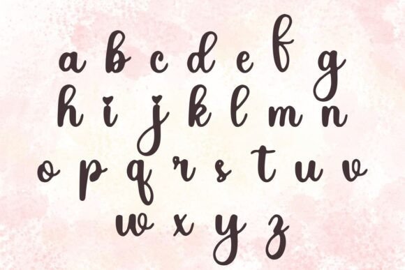 Luna Belle Font PNG with transparent background - Preview 3