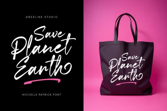 Michelle Patrick Font PNG with transparent background - Preview 4
