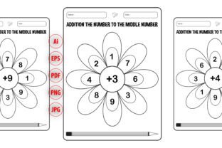 Printable Addition Math Worksheets Graphic by Self Graphics House ...