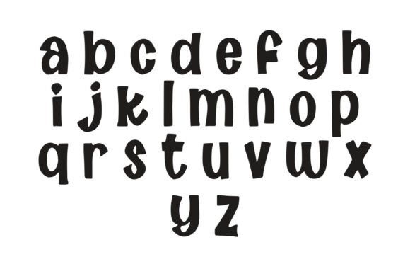 Puffblock Font PNG with transparent background - Preview 4