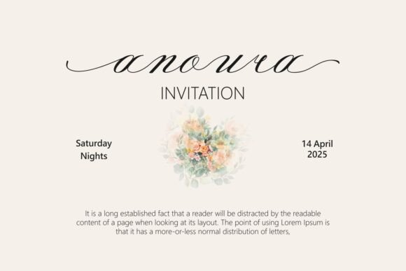 Ravely Belle Font PNG with transparent background - Preview 1